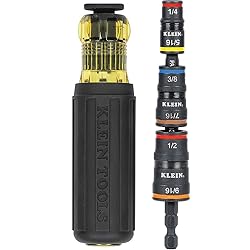 Klein Tools 32910 Impact Driver, 7-in-1 SAE Impact
