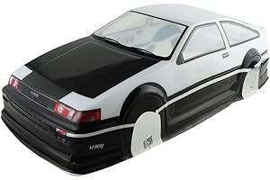 Manrock 1/10 Scale RC Painted Drift Racing Touring Onroad Car Body Shell AE86 Black and White