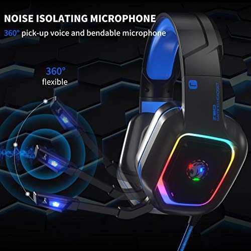 ZIUMIER Z30 Gaming Headset for PS4, PS5, Xbox One, PC, Wired OverEar