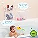 2 x Mesh Bath Toy Organizer Set + 6 Ultra Strong Suction Hooks - Bathtub Toy Storage Organizer + Large Storage Net Bag with Pockets for Shower Accessories - Cosmetics - for Kids and Adults