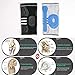 EOYEA Knee Compression Sleeve, Knee Brace with Side Stabilizers For Men & Women,Pack of 1