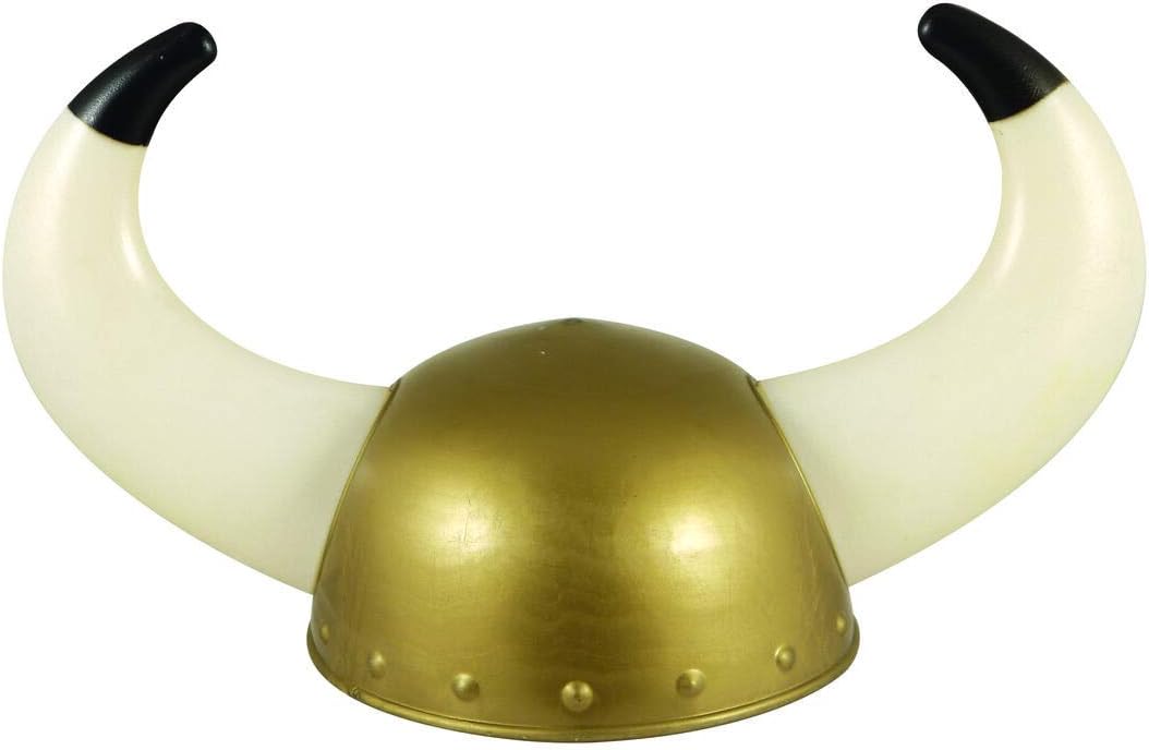 Viking Helmet Hat Plastic Horn Children Warrior Fancy Dress Costume Accessory