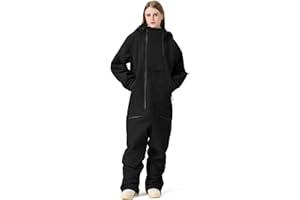 RIUIYELE Womens Mens One Pieces Ski Suits Jumpsuits Insulated Waterproof Snowsuits Winter Outdoor Snowboard Coveralls