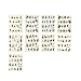 ALLYDREW Christmas Water Slide Nail Art Decals Water Transfer Nail Decals (44 sheets/Over 800 decals)