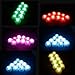 UNPOPULAR Underwater Submersible LED Lights,10 Pack Waterproof Wedding Tea Light Multi Color Remote Control Hot Tub,Pond,Pool Bathtub,Aquarium,Party Vase Decor,Christmas,Newyear (21-Key 10 Pack)