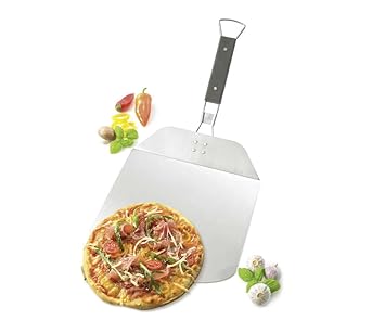 Küchenprofi BBQ Pizzaschaufel Alfredo, Pizzaschieber, Edelstahl, mit klappbarem Griff