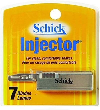 Schick Injector Razor Refill Blades, 7 Ct. + FREE Schick Slim Twin ST for Dry Skin