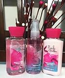Bath & Body Works PINK CHIFFON,3 oz travel size lotion, shower gel, mist,GIFT SET...
