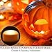 HOME MOST 2-Pack Halloween Pumpkin Lights with Remote/Timer - Orange Pumpkin Lights LED Battery Operated Halloween Decor - Jack-O-Lantern Outdoor Decorations