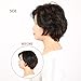 Igennki 100% Real Human Natural and Breathable Women Hair Piece Hair Topper for Hot Season BHA48(BLBR)