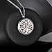 HooAMI Aromatherapy Essential Oil Diffuser Necklace - Stainless Steel Pendant Locket Jewelry,12 Refill Pads (to The World...)