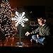 CERCHIO Christmas LED Pathway Lights 3D Snowflake Flash Lighting Garden Stake Lights Outdoor Decoration Waterproof for Landscape Garden Lawn Patio Halloween Thanksgiving Christmas Party 2 Pack