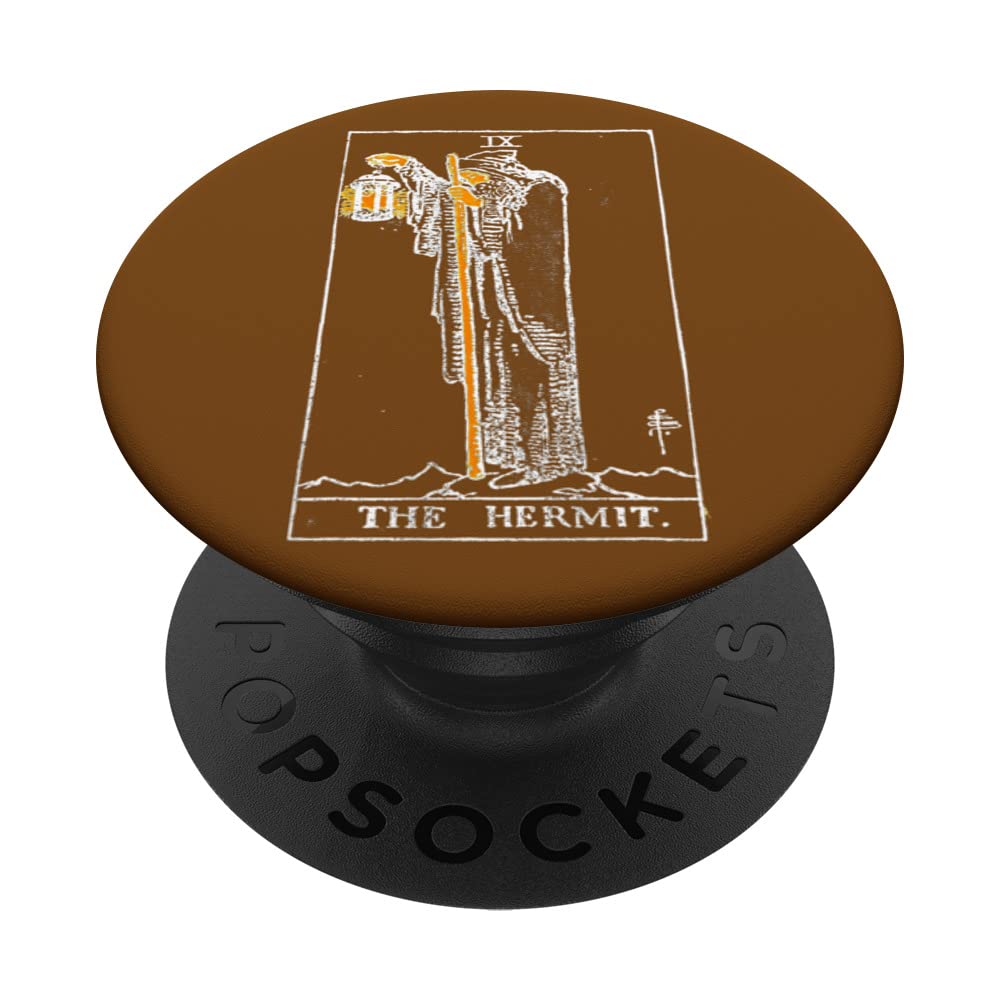 The Hermit Tarot Card PopSockets Swappable PopGrip