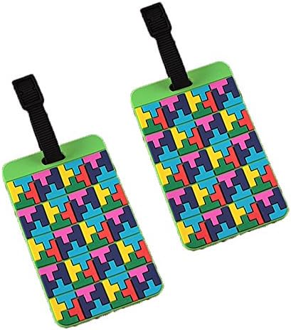 KHD Set Of 2 Identical Puzzle Style Luggage Tags