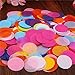 DECORA 1.2 Inch 2000 Pieces Multicolor Circle Paper Confetti for Party Wedding Decorations