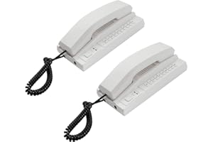 PANDAAR Intercoms Wireless for Home 2 Pack, Wireless Intercom System, Two Way Real-time Intercom Phone with 3280 Feet Range,Easy to Use Office Intercoms for Business