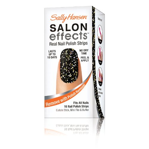 Sally Hansen Salon Effects Real Nail Polish Strips, Lust-Rous, 16 Count