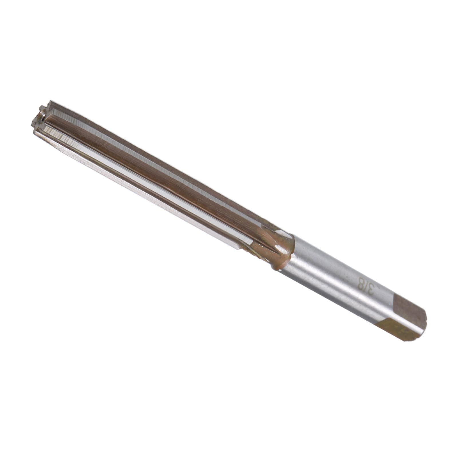 CoCud Hand Reamer, 3/8" Cutting Dia. 6 Flutes, High Speed Steel Milling Cutter Tool - / Applications: for Aluminum Plastic Wood Copper