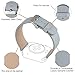 for Apple Watch Band 38mm Series 1 Series 2 Series 3,TOROTOP Luxury Light Gray Genuine Leather Watch Band Strap Replacement Wrist Band with Adapter Clasp for 38mm Apple Watch & Sport & Edition