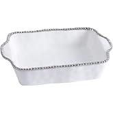 Pampa Bay Salerno Titanium Rectangular Baking Dish, 11 x 9 x 3 in
