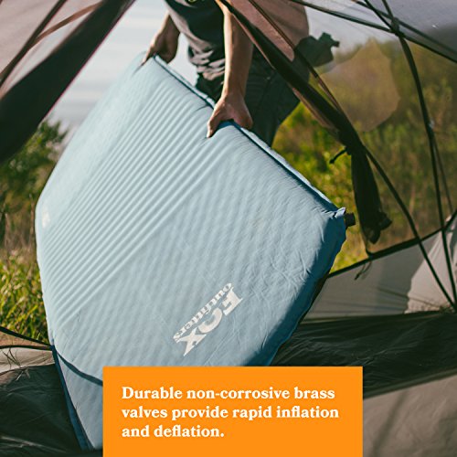 Fox Outfitters Comfort Series Self Inflating Camp Pad - Perfect Foam Sleeping Pads for Camping, Backpacking, Hiking, Hammocks, Tents (Regular) - Thumbnail 5