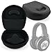 Hard 'Shell' EVA Headphone Pouch Case (Black) - Compatible with JBL E50BT | JBL E35 | E45BT | E55BT| E55BT Quincy Edition| E45BT (2017) | E55BT (2017) | T450 | T450BT - by DURAGADGET