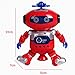 Usstore 1PC Kid Baby Red Electronic Walking Dancing Smart Space Robot Astronaut Kids Music Light Gift Toy Gift