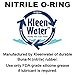 Water Filter Housing Replacement O Rings for AP801-AP802, KemFlo 5000 & 10000 Series Replacement by KleenWater (2)