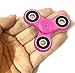 Glow-In-The-Dark Spinner, Hand Spinner Toy Kit by Boxgear for Relieving ADHD, Anxiety, Boredom Spins for up to 2 Minutes Non-3D Printed. Premium Weighted and Balanced Hand Spinner - Pnk