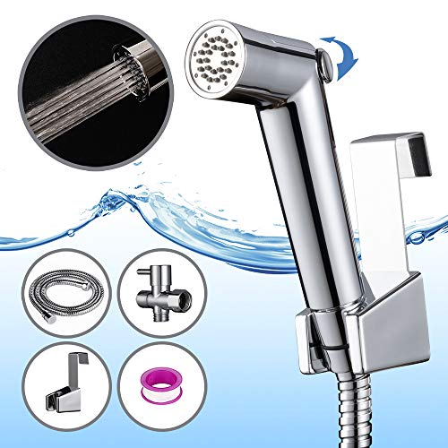 Handheld Bidet Sprayer for Toilet,Toilet Water Sprayer, Tushy Bidet, Hand Bidet Muslim Shower,Cloth Diaper Sprayer,Home Bidet Toilet Attachment Sprayer
