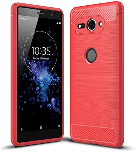 ZOKNEY Textured Pattern Case for Sony Xperia XZ2 Compact Cover Lightweight Soft TPU Anti-Scratch, Easy Grip, Shockproof Armor for Sony Xperia XZ2 Compact Back Cover