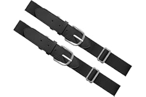 Thaplay Baseball/Softball Belt 2 Packs -Ajustable Size Uniform Belt for Men Kid Youth