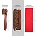 Polish Shoe Brush Kit Natural Horsehair Shoe Brushes Clean Applicators Set for Polishing & Cleaning Shoes Boot and More-5 in 1