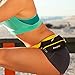 Fitletic Neo I Running Belt | Unique No Bounce Design for Running, Jogging, Walking, Cycling, Workout, Travel | N01-01 Neo I Single Pouch Fitness Belt, Black