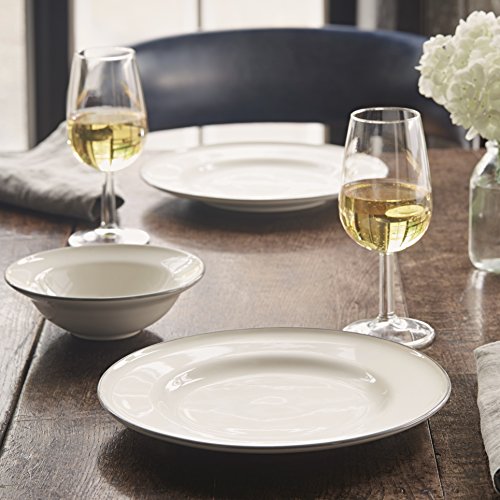 Royal Doulton 40012621 Union Street 16 Piece Dinnerware Set, Cream