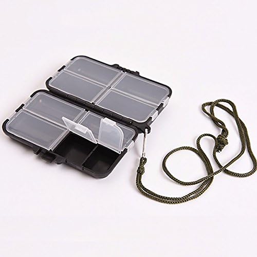 Tackle Boxes & Bags - 9 Compartments Storage Accessories Box Fly Fishing Lure Spoon Hook Bait Fishing Gadgets Tackle Case - Fishing Tackle Box Included Ice Plano Storage - Organizer - 1PCs