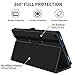 ZtotopCase Ztotop Folio Case Amazon Fire HD 8 Tablet (8th/7th Generation,2018 2017 Release) - Smart Leather Cover Slim Folding Stand Case Auto Wake/Sleep Fire HD 8 Tablet, A01-Black (ZTFlre Case-001)
