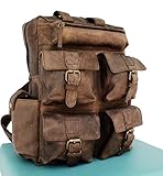 AOL Vintage Genuine Buffalo Leather 18