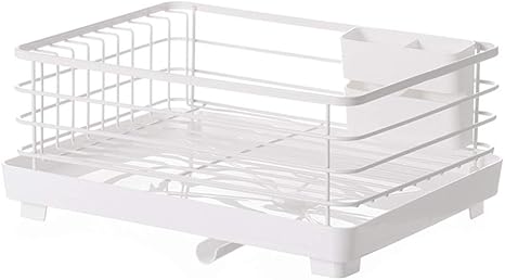 Hty Kitchen Sink Dish Drainer Metall Und Plastik Abtropfbrett For Kuche Wanne Geschirr Waschetrockner Mit Auffangwanne For Teller Und Besteck Size 37 8 29 15 6cm Amazon De Kuche Haushalt