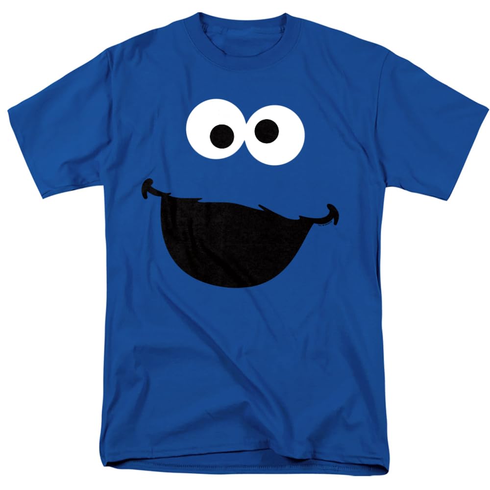 Popfunk Sesame Street Character Face Adult T Shirt