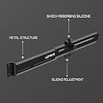 upHere-G276BK-Black-Graphics-Card-GPU-Brace-Support-Video-Card-Sag-HolderHolster-BracketAnodized-Aerospace-AluminumAdjustable-Length-and-Height-Support