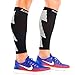 ActiveGear Calf Compression Sleeves for Men and Women to Improve Circulation and Recovery - Black/Gray L/XL (One Pair)