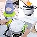 Silicone Dish Washing Brush，Food Grade Scrubber BPA Free，Multipurpose Kitchen Cleaning Sponges for Pot, Pan, Fruit and Vegetables (7 Pack),Lideemo