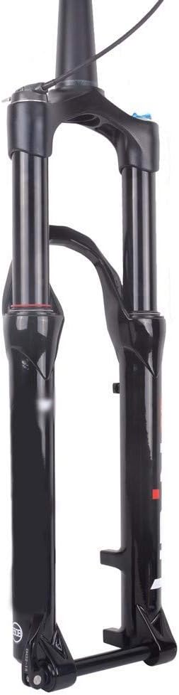 MTB Suspension Fork 26/27.5 Inch Front Fork For Mountain Bike Travel 100mm Remote Control Air Pressure Shock Absorber Fork Disc Brake Magnesium Alloy Damping Adjust