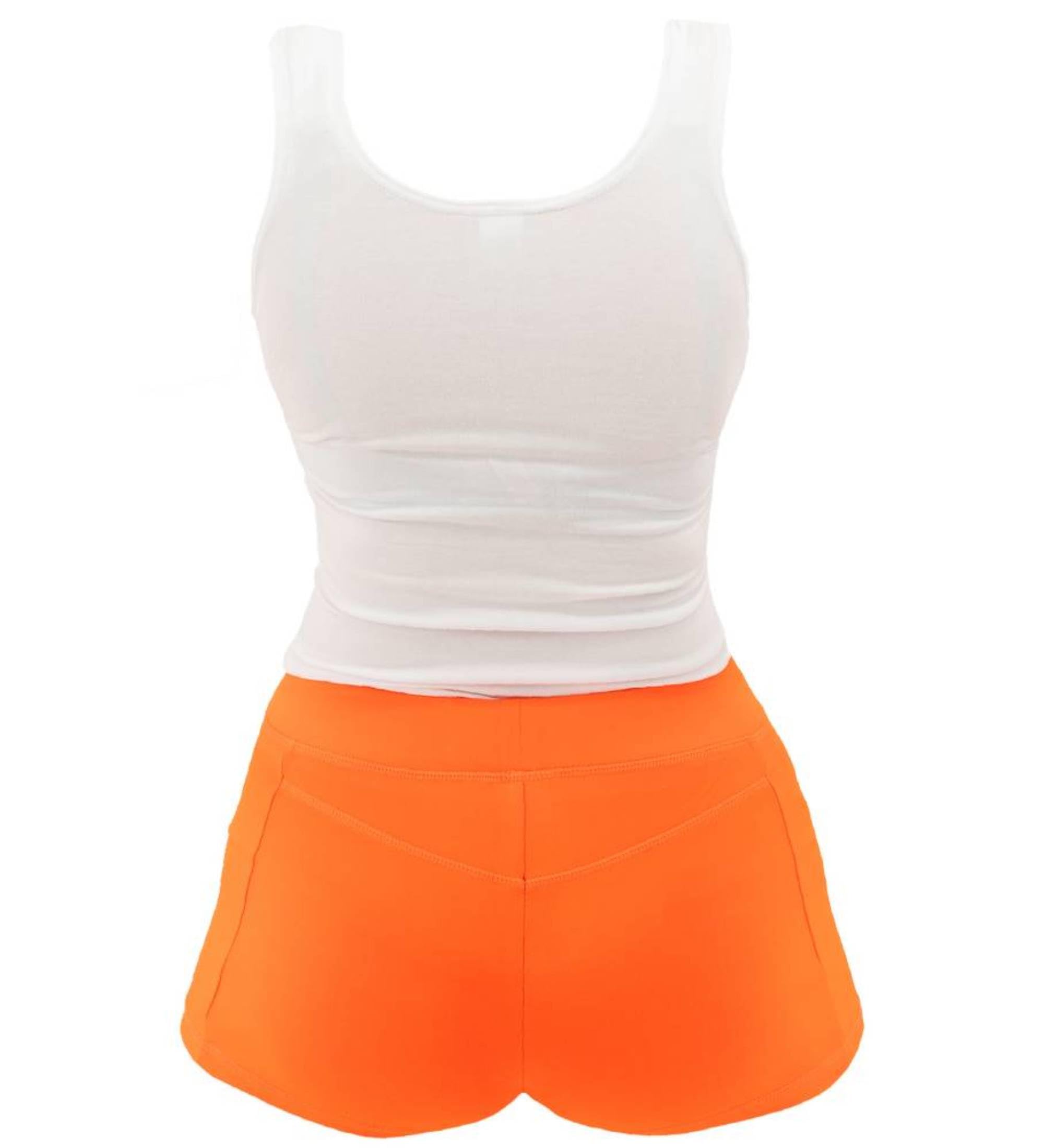 Ripple Junction Hooters Girl Iconic Waitress Outfit Includes Tank Top and Shorts Set Officially Licensed