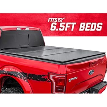 Amazon Com For 04 14 Ford F150 6 5ft Short Bed Aluminum Frame Hard Tri Fold Tonneau Cover Automotive