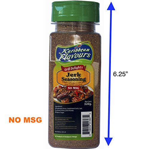 Premium Jamaican Jerk Seasoning - Grill delights, No MSG, 320g/ 11.5 Oz.