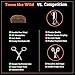 TAME'S DELUXE BEARD SHAPER KIT - For Well Groomed Men - Beard Shaping Tool for Precise Styling - Natural Pear Wood Comb for Proper Grooming - Pointy Scissors for Accurate Cuts - Storage Gift Box