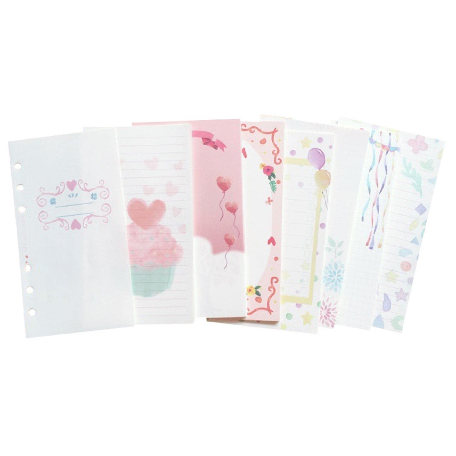 A6 Lined Refills Paper for Filofax Personal Organiser Planner/Binders/Organizer, 6 Hole Punched Loose Leaf Paper, 101 Sheets/202 Pages, Personal Inserts Loose Leaf Page