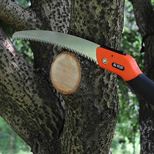 FUJIWARA Pruning Saw for Wood Camping, Wet & Dry Wood (10 Inch)